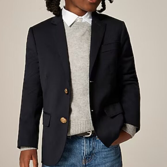 J.Crew Crewcuts - Boys' Ludlow two-button blazer in navy wool - Picture 3 of 7